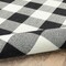 Homeroots 5 x 8 ft. Black & Ivory Gingham Indoor & Outdoor Area Rug 389519 - alternate 7